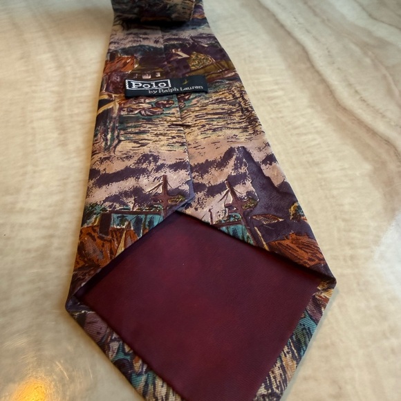 Vintage Polo Ralph Lauren Scenic Tie - Picture 6 of 15